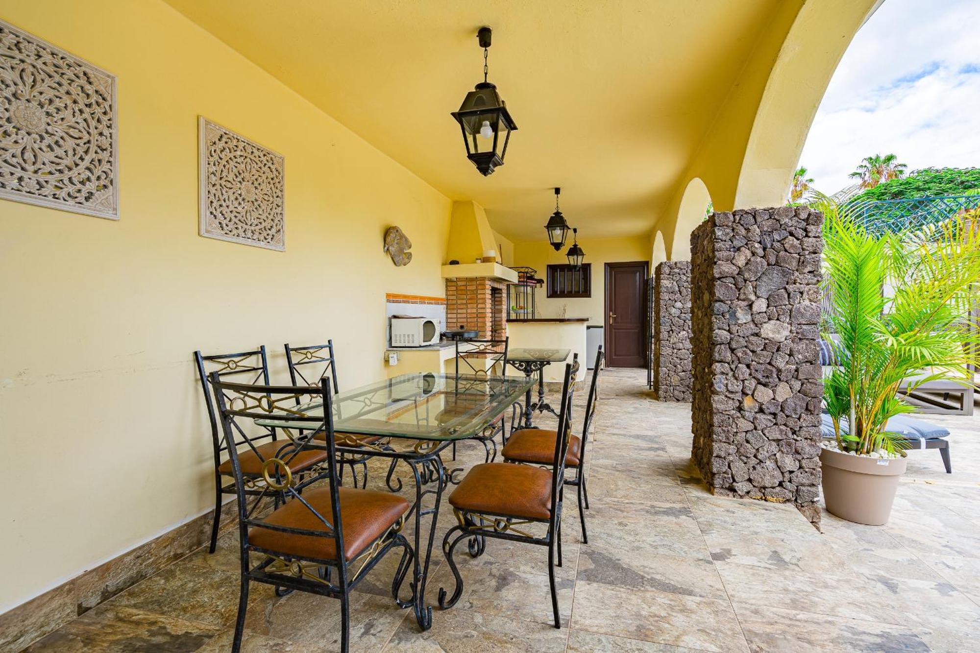 Villa Natali ,Luxury 3-Levels Large Villa On Tenerife, Ocean View, Private Poo L& Barbecue Area Costa Adeje  Exterior photo
